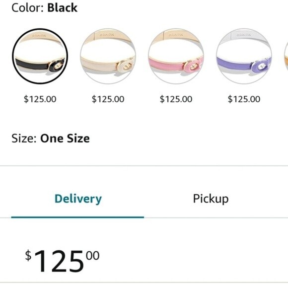COACH Logo Bangle Bracelet - Picture 9 of 12